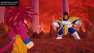 DRAGON BALL: Sparking! ZERO Ssj4 goku mini daima vs Great ape baby vegeta