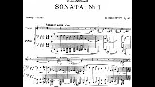 Prokofiev Violin Sonata No. 1 in f minor, Op. 80 (Mintz, Bronfman)