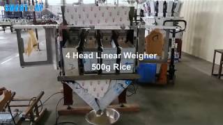 Smart Weigh-500g Rice 4 head linear weigher