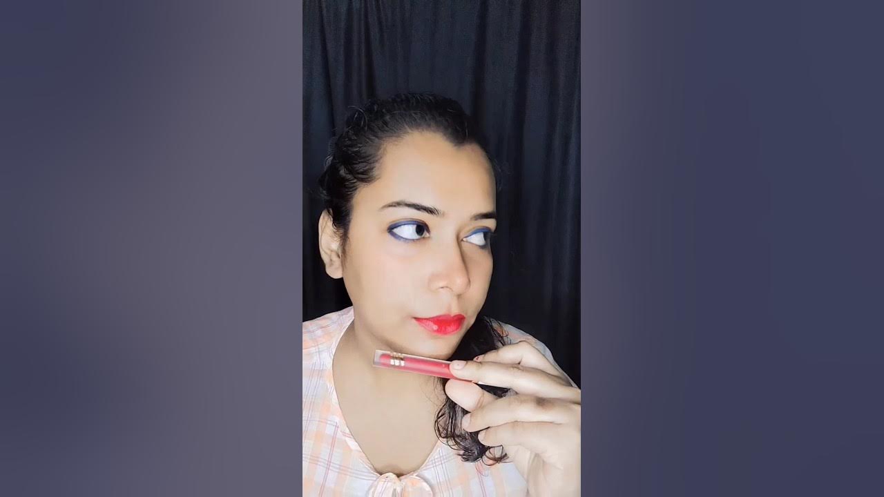 @MyGlammMakeup Shade: Fake ID velvet #lipstick #makeup #review - YouTube