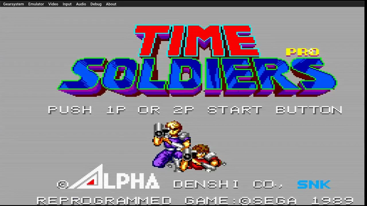[Master System] Time Soldiers Pro  - Hack enhanced graphics and gameplay by BcnAbel76.