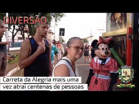 Carreta da Alegria atrai centenas de pessoas - Prefeitura Municipal de Quatá