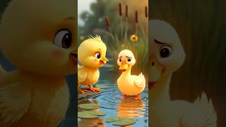 👉 Duck Saved the Baby Chick 🐥💧❤️ | Emotional Story #shorts