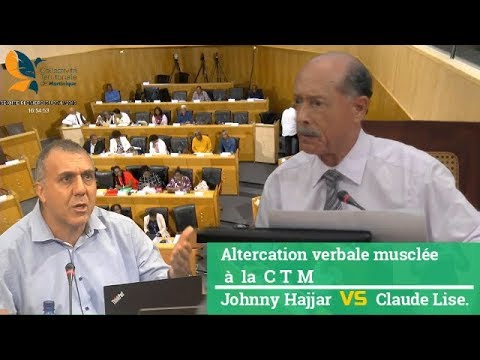 Altercation verbale musclée  à  la  CTM (Collectivité Territoriale de Martinique)
