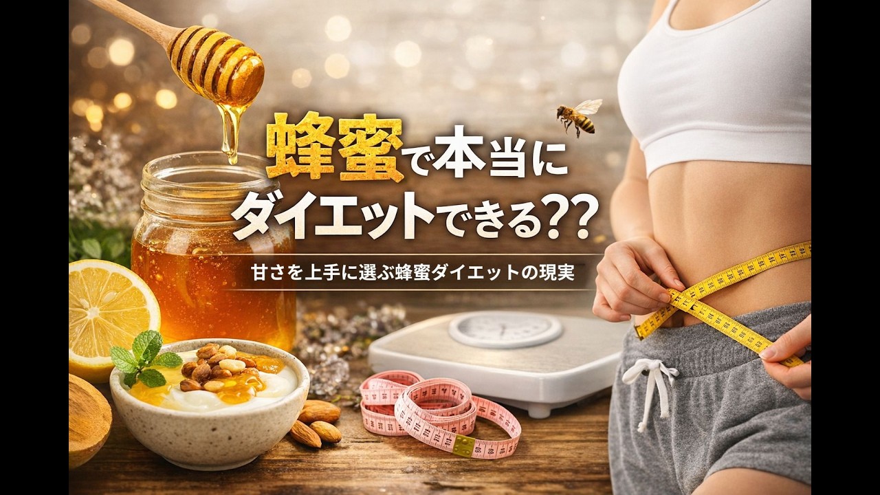 蜂蜜で本当に痩せる？ダイエット効果を正直に解説