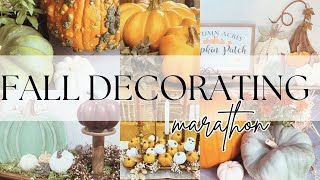 🍂FALL DECORATING MARATHON | EARLY FALL DECOR IDEAS