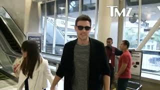 Cory Monteith and Lea Michele at LAX (June 20, 2013)