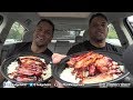 Eating Teriyaki Madness Bowl @hodgetwins