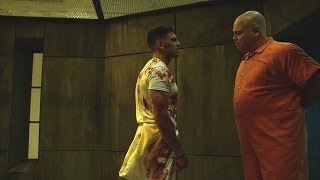 The Punisher & Wilson Fisk - Fight Scene (In the Prison) | Daredevil 2x09 | 2016 (HD) Resimi