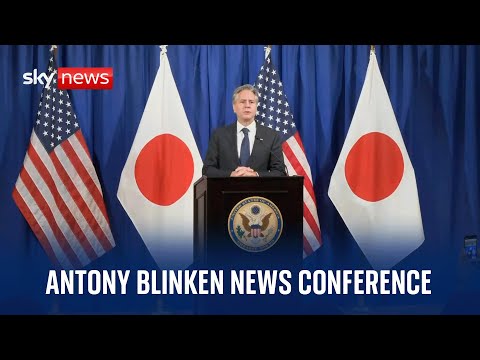 Antony Blinken news conference following G7 Foreign Ministers meeting