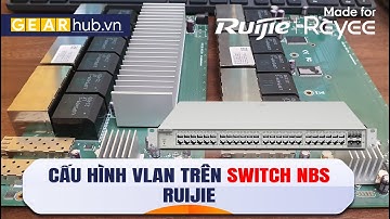 GearHub.vn - Cấu hình VLAN/Tagged/Access trên Switch Ruijie NBS
