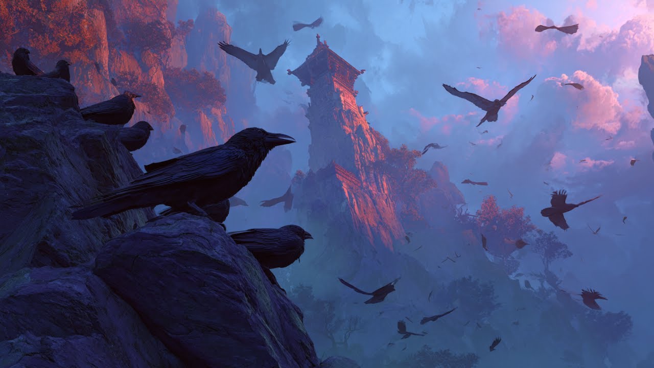 The Watchtower of Crows | Dark Folk Fantasy Ambience with Subtle Metal Elements