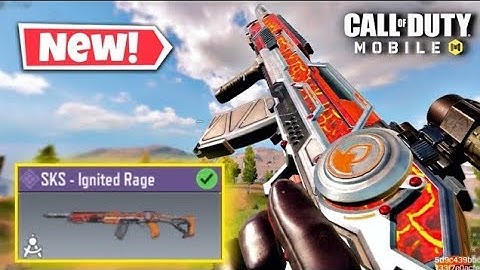 The New SKS - Ignited Rage | Call of Duty Mobile