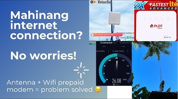 PLDT Home Prepaid WiFi (Boosteven) with Antenna Port + Antenna = Good Internet Connection solved!!!