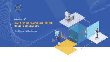 How to load a single or sequence result in OpenLab CDS