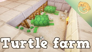 SUPER simple turtle scute and egg farm for minecraft 1.19