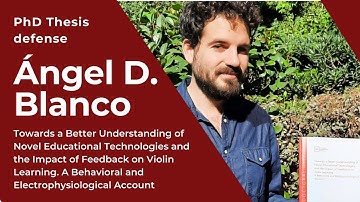 PhD thesis Ángel D. Blanco