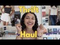 Platoes Closet THRIFT HAUL + try on haul