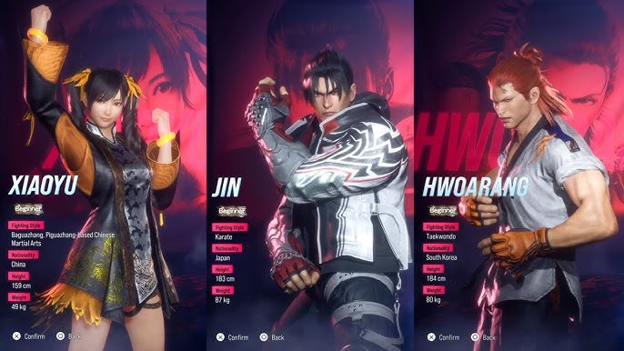 YellowMotion  TEKKEN 8 on X: 🥊 TEKKEN 8 CHARACTER ROSTER