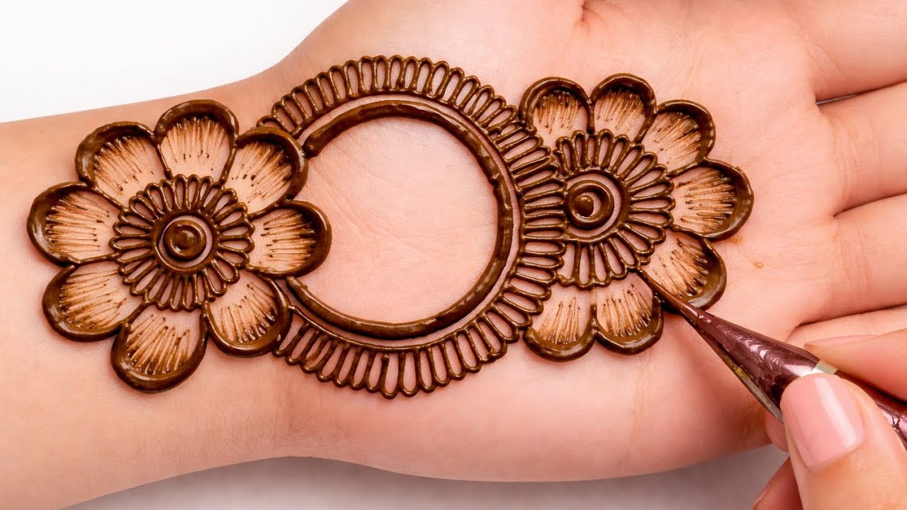 Stylish Mehndi Design for Eid 2026 | Easy Arabic Mehndi Design 