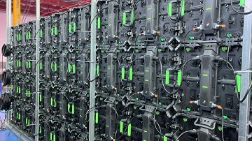 Outdoor P2.9 Rental LED Screen on Testing and Aging - Hangel LED