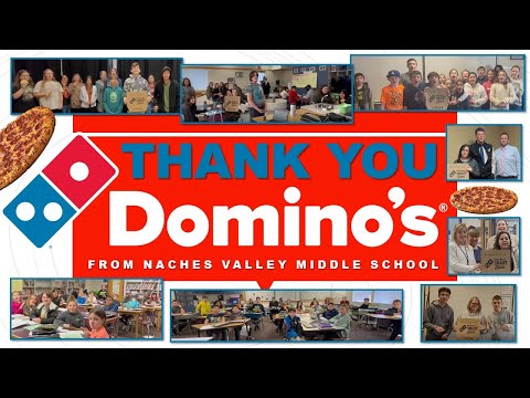 Naches Valley Middle School Thanks #dominos & #dominospizza