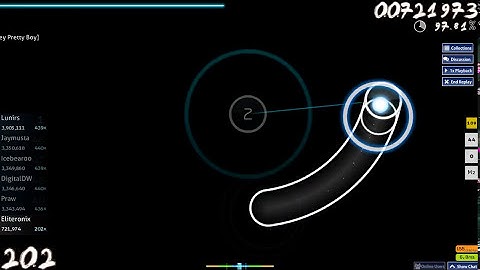 Thumbnail of osu! - Hikaru Station - Bishounen (Kaivaan Version) [Hey Pretty Boy] GLOBAL #35 (at the time)