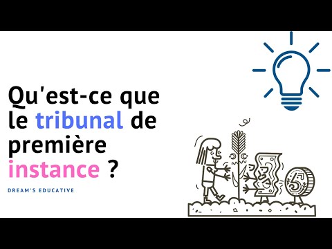 Vidéo: Qu'est-ce Qu'un Tribunal De Première Instance