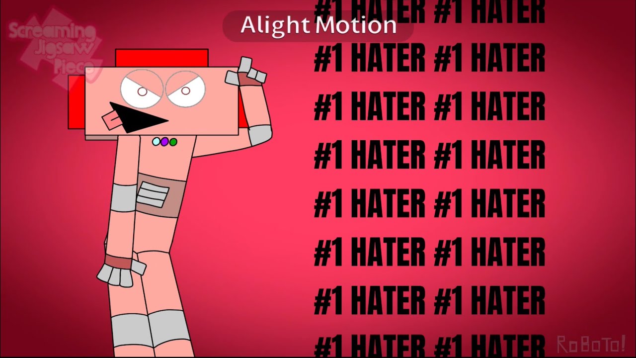 #1 hater | animation meme (flash warning, highly judgemental)