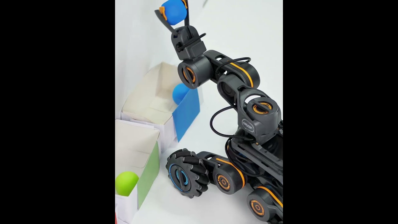 UGOT Engineer Vehicle: Sorting Colored Balls with Vision Technology 