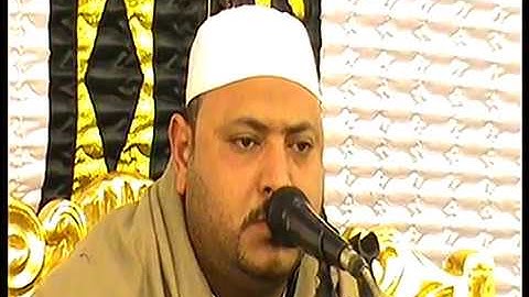 القارئ الذي ابهر الحضور بعذوبه صوته وجمال ادائه الشيخ محمد ابراهيم عبدالحق