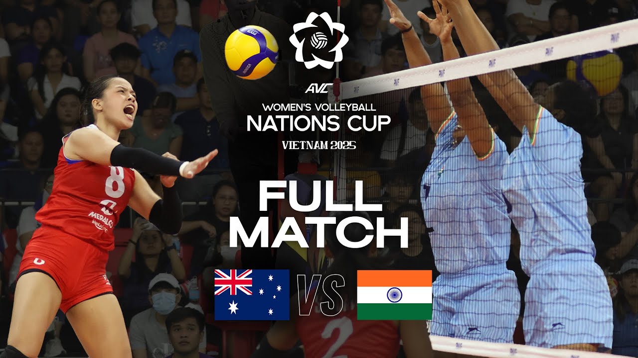 Australia vs. India - Pool Play | AVC Women's Nations Cup