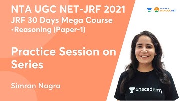 Practice Session on Series | Paper-1 | NTA UGC NET-JRF 2021 | Simran Nagra