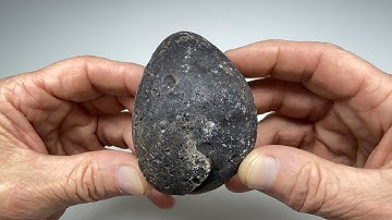 Cutting and Polishing a Dark Biscuit aka Agate Nodule