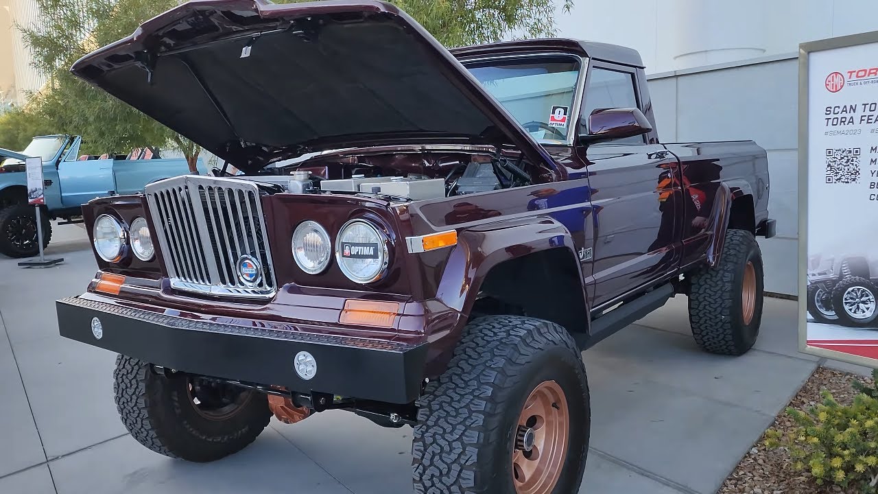 Stunning Red Jeep J10 Pickup | SEMA 2023 - YouTube