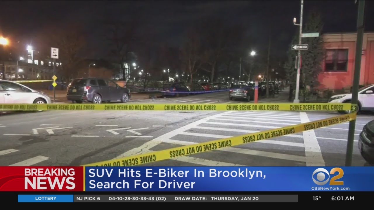 E-Bike Rider Injured In Brooklyn Hit-And-Run - YouTube
