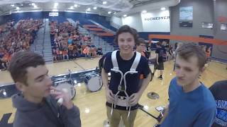 RHS Drumline  Homecoming Pep Assembly 2017