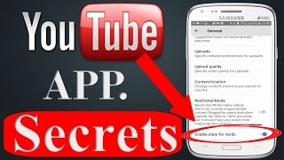 8 YOUTUBE APP SECRET SETTINGS - Hidden Features You Need To See 2017-2018! 8 YOUTUBE APP SECRET SETTINGS - Hidden Features You Need To See 2017-2018!