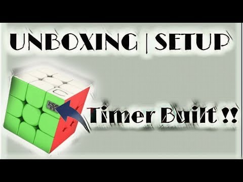 Unboxing Meilong timer Rubik's cube