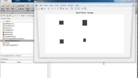 Homography Transformation Matlab