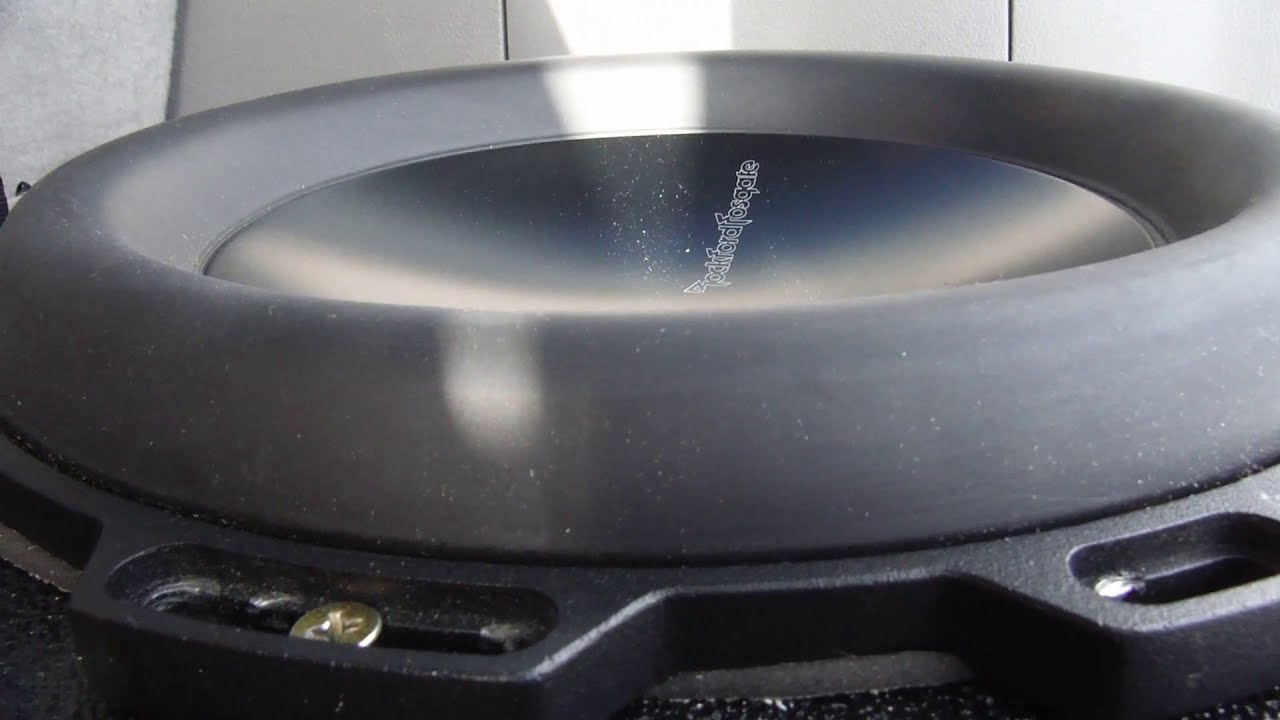 Rockford Fosgate Power T1 10 in Q Bomb box on Rockford Fosgate