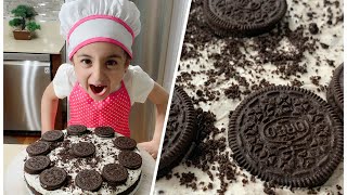 طريقه عمل اوريو تشيز كيك ( How to make Oreo cheesecake )