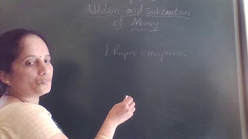 4th std Maths-Lesson-10-Addition And Subtraction Of Money-(Video).