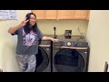 Samsung 5 cu ft smart front load washer  samsung 75 cu ft smart electric dryer unboxing