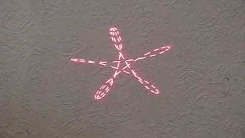 Red laser spirograph