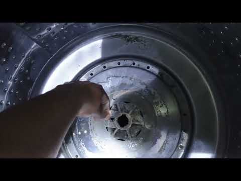 Lavadora Brastemp 11kg não bate.  Troca do mecanismo, agitador e rolamento