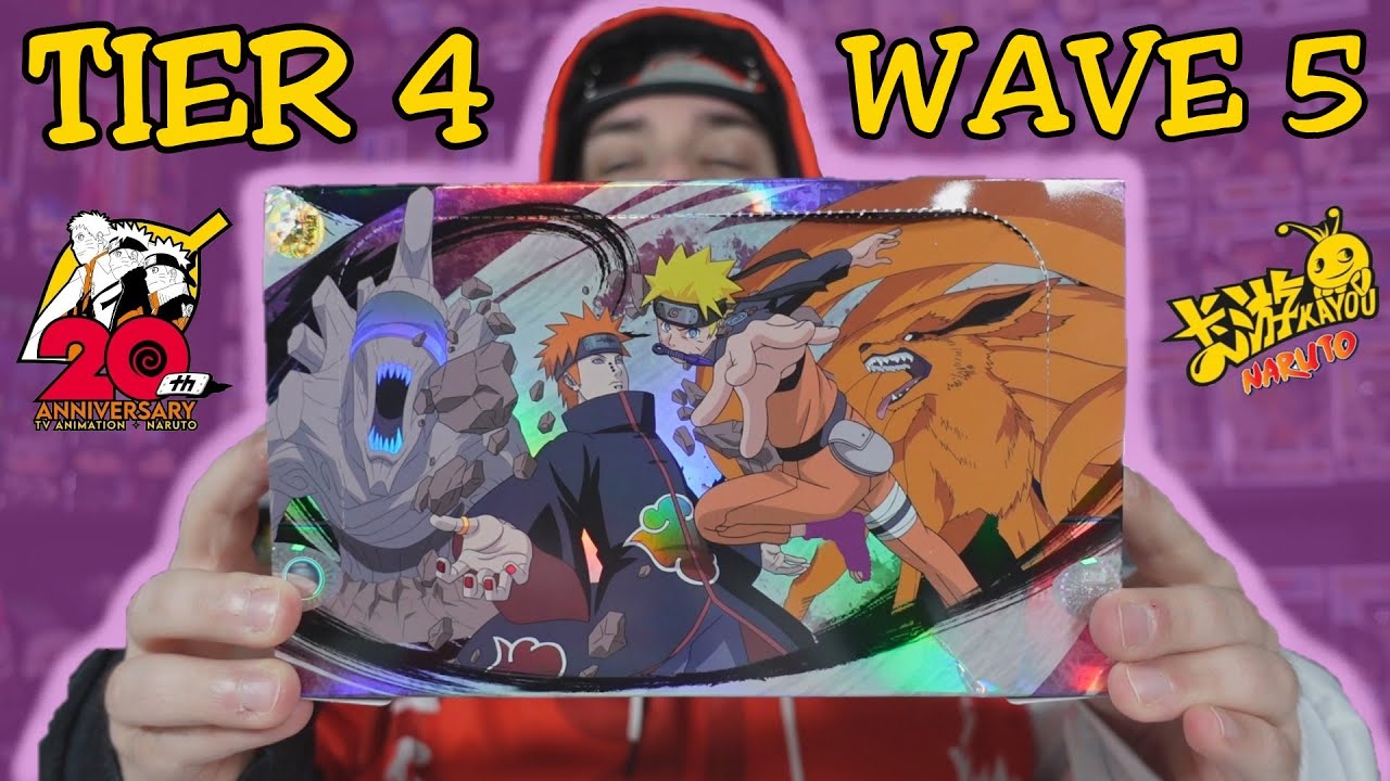 Opening Naruto Kayou Cards from Tier 4 Wave 5 Booster Box 