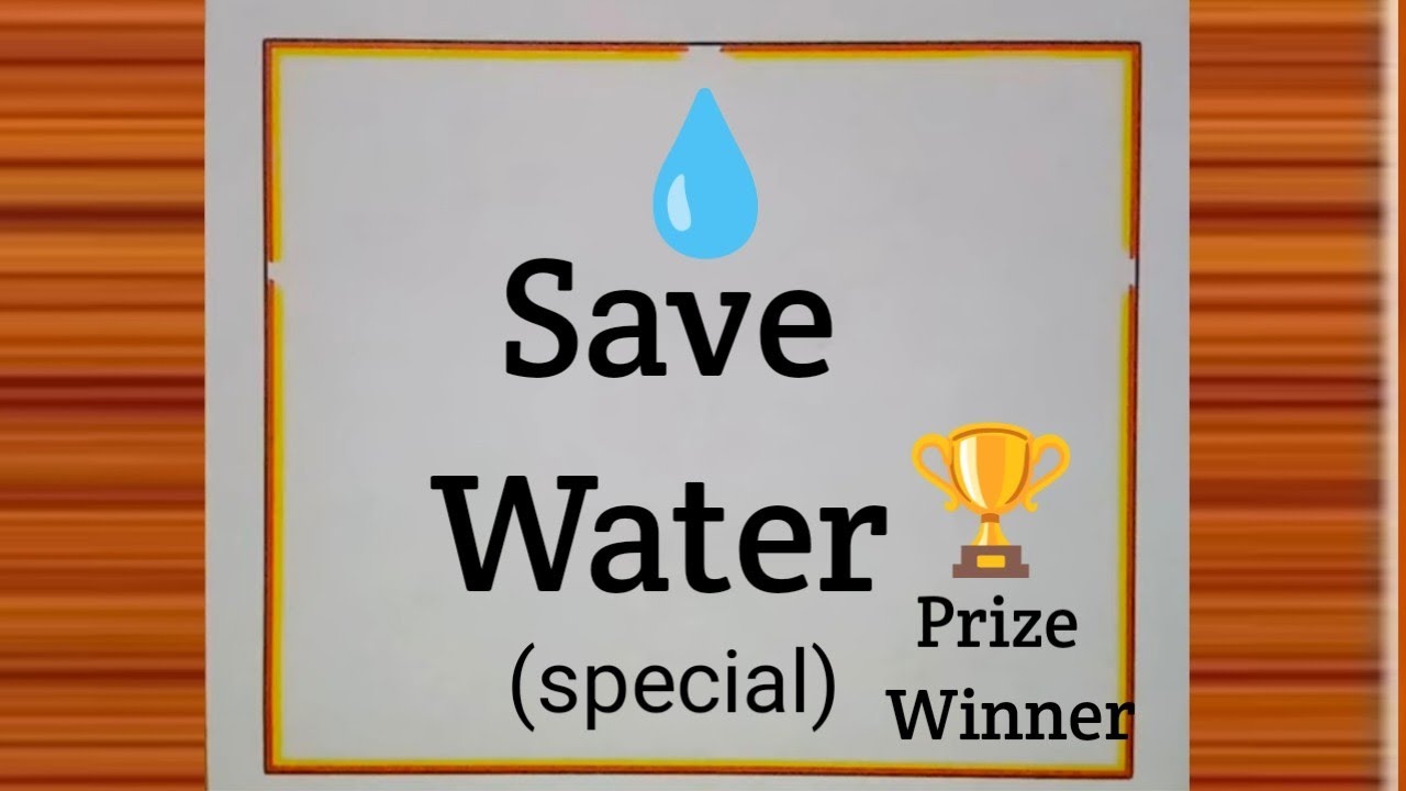 Save Water Save Life Drawing || Save Water Drawing || Save Earth Poster Drawing