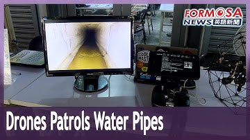 Drone patrol makes checks on underground water pipes