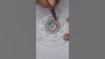 Mesmerizing Spirograph Art | Calming ASMR Geometric Creations #asmr #satisfying